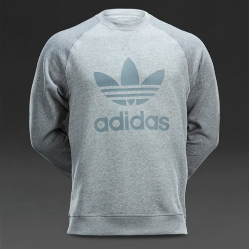 Adidas Originals Sport Crew Sweater Medium Grey Heather for Men